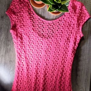 Free People Dress | Coral Crochet Lace